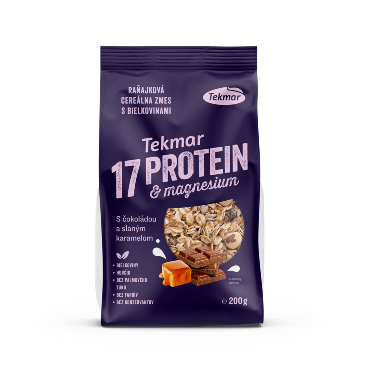  17 PROTEIN MUSLI čokoláda a slaný karamel 